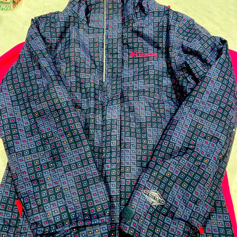 Girls Columbia 3 in 1 Omni-Heat winter coat